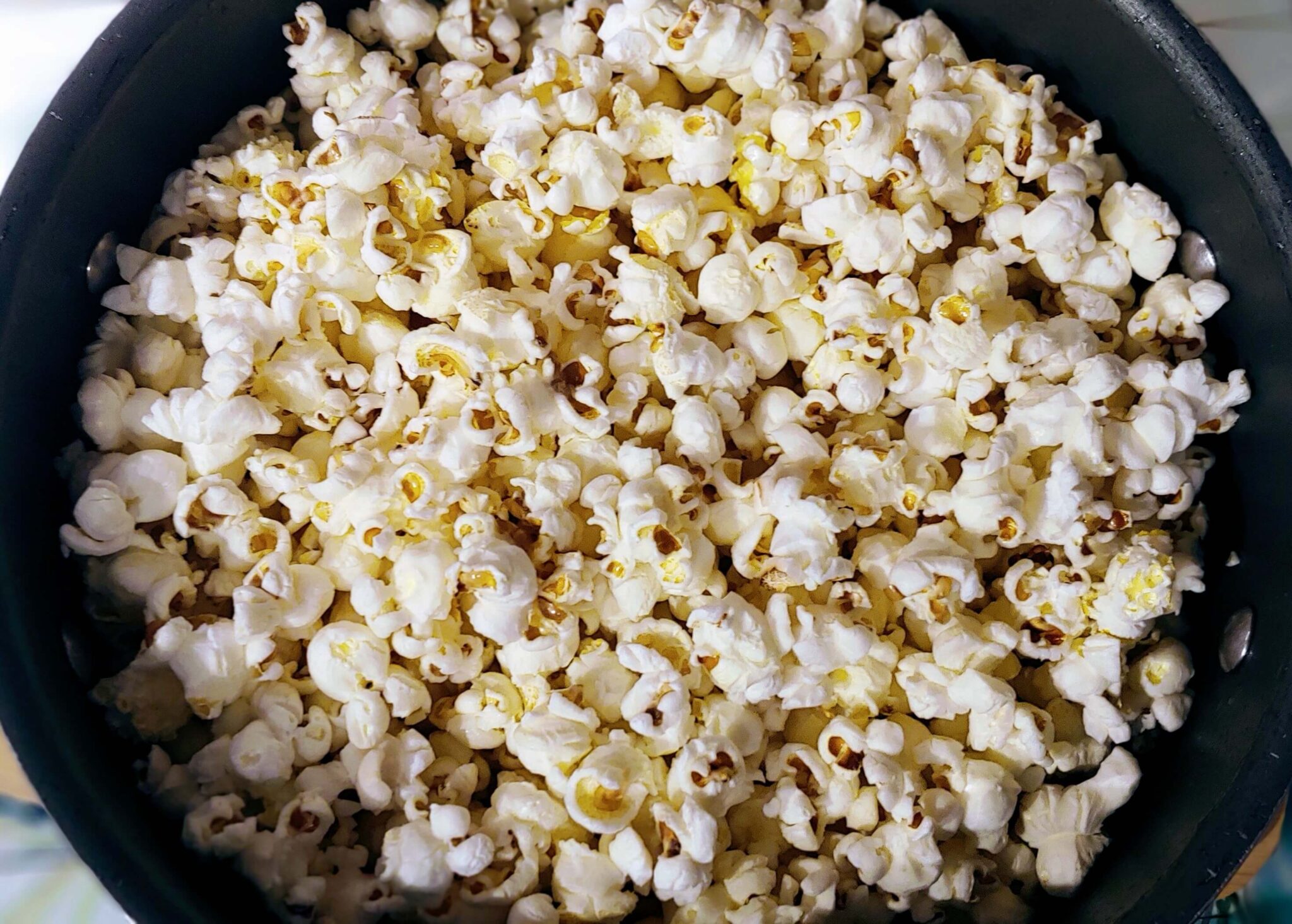 Home Made Stove Top Extra Buttery Movie Theater Popcorn jchandelle