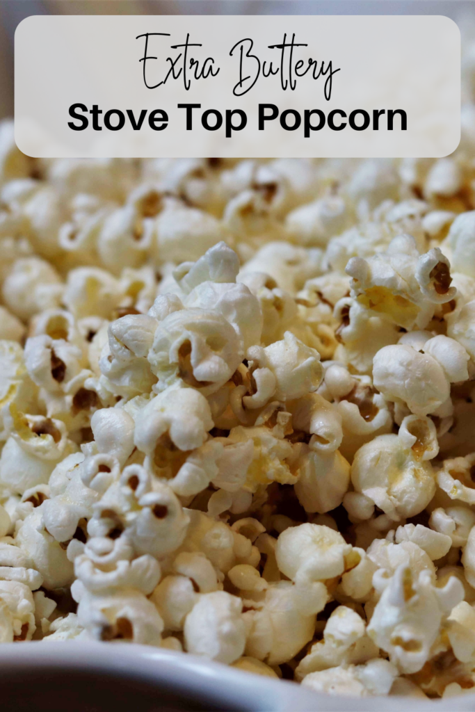 Easy Classic Stovetop Popcorn - Lerrie's Kitchen
